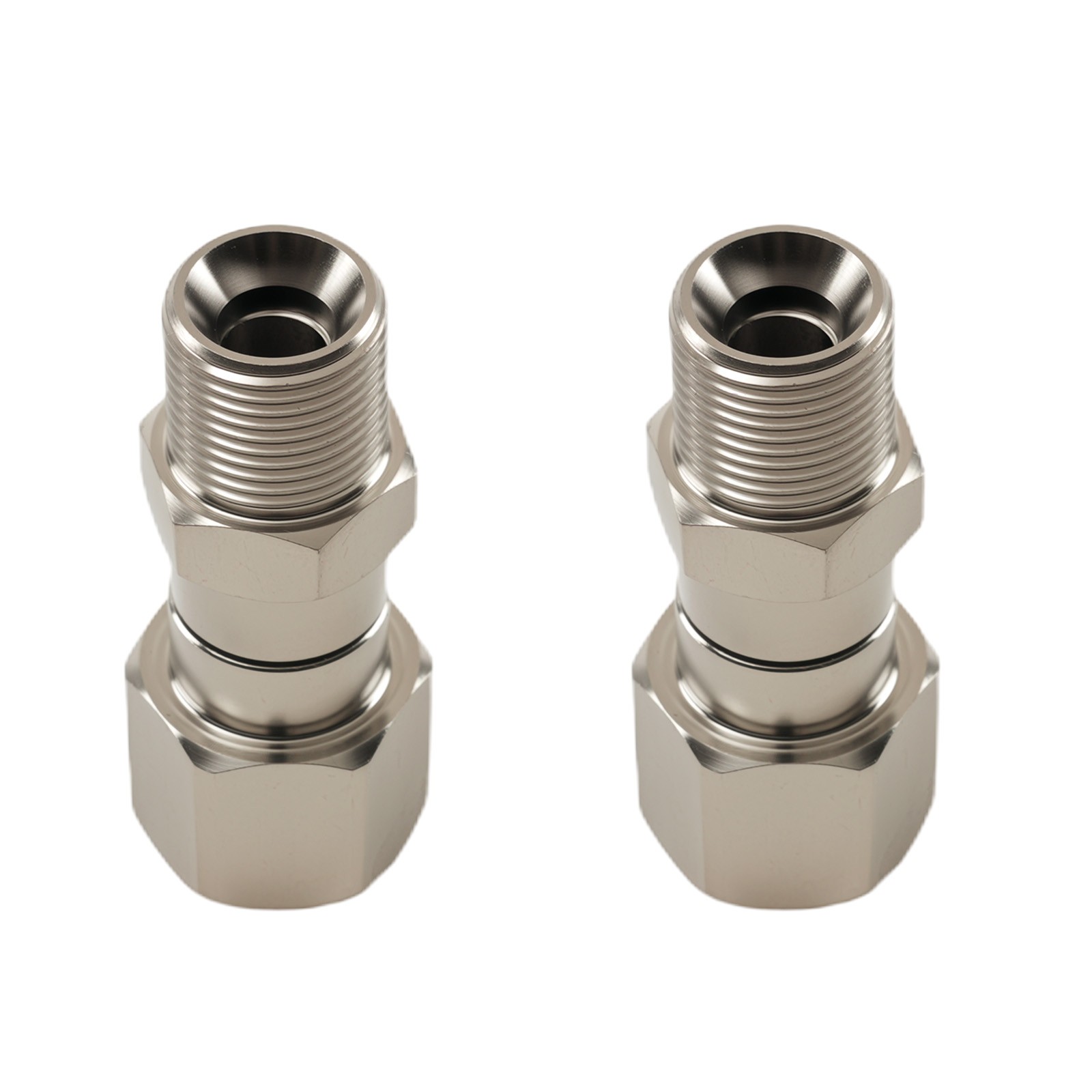 2x 360° Swivel Adapter for Pressure Washer 3/8″ NPT Stainless Steel Hose