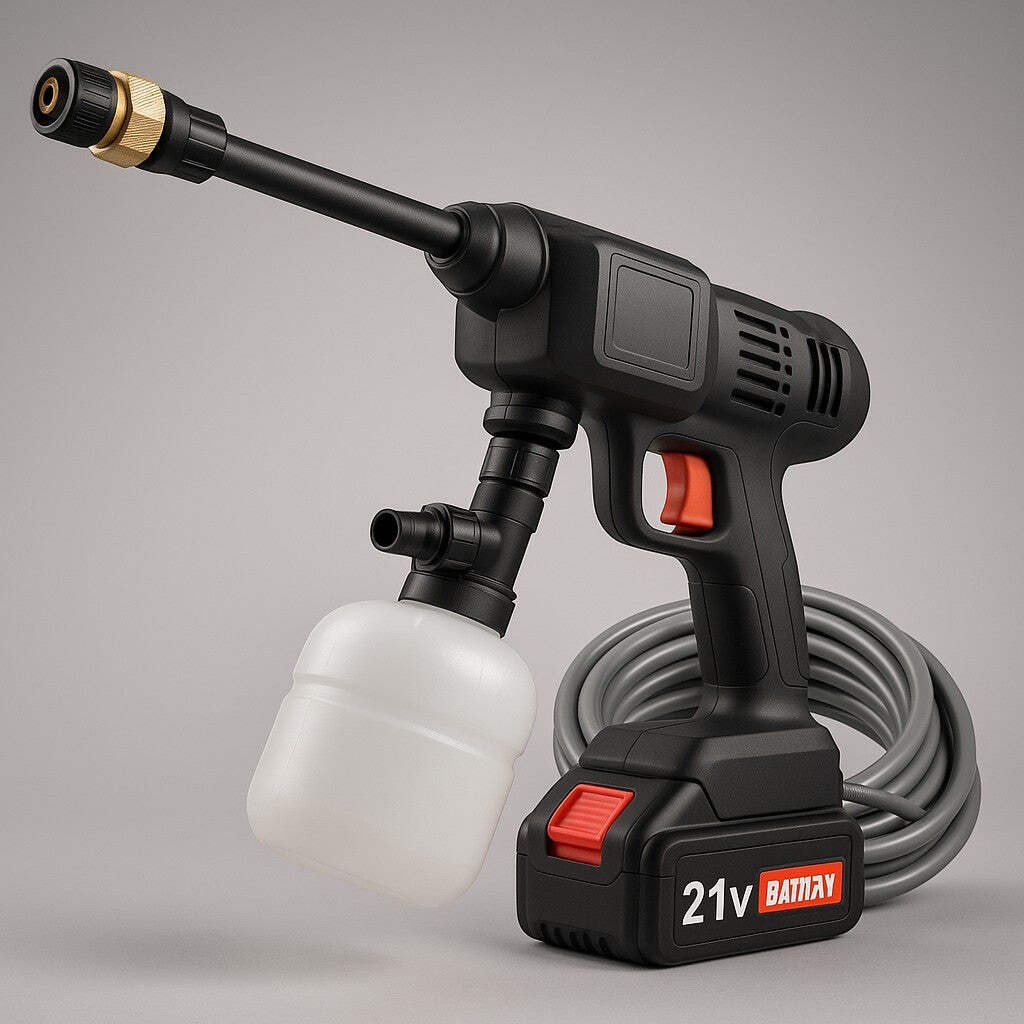 Cordless Portable Pressure Washer 21V Battery Case