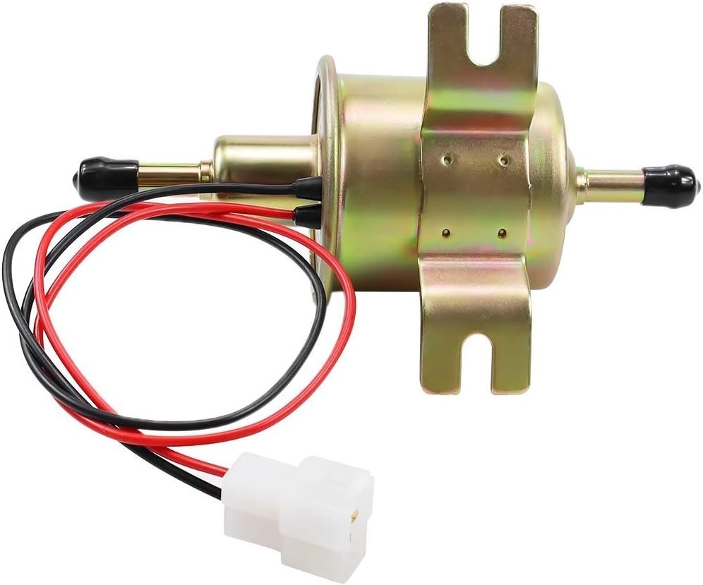 12V Universal Electric Fuel Pump Inline Low Pressure 2.5-4 PSI Gas Diesel HEP-02