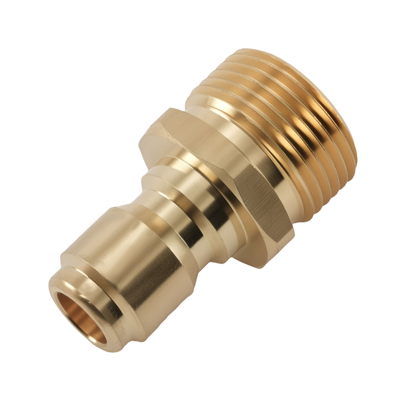Brass Adapter Pressure Washer Tee Y-Shape Dual Gun 3/8” Quick Connect 5000 PSI