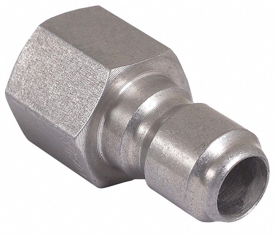 STAINLESS STEEL PRESSURE WASHER WAND HOSE QUICK COUPLING 3/8″ FEMALE THREAD