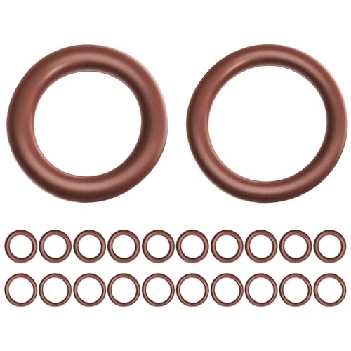 20PCS 3/8″(ID) Viton O Rings, ID 9.2×2.4mm and ID 10x2mm Viton O-Rings, High