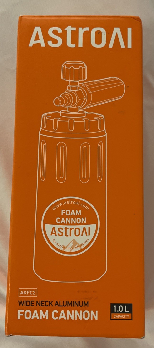 Wide Neck Foam Cannon, with 1/4In Quick Connector Plug to Pressure Washer AKFC2