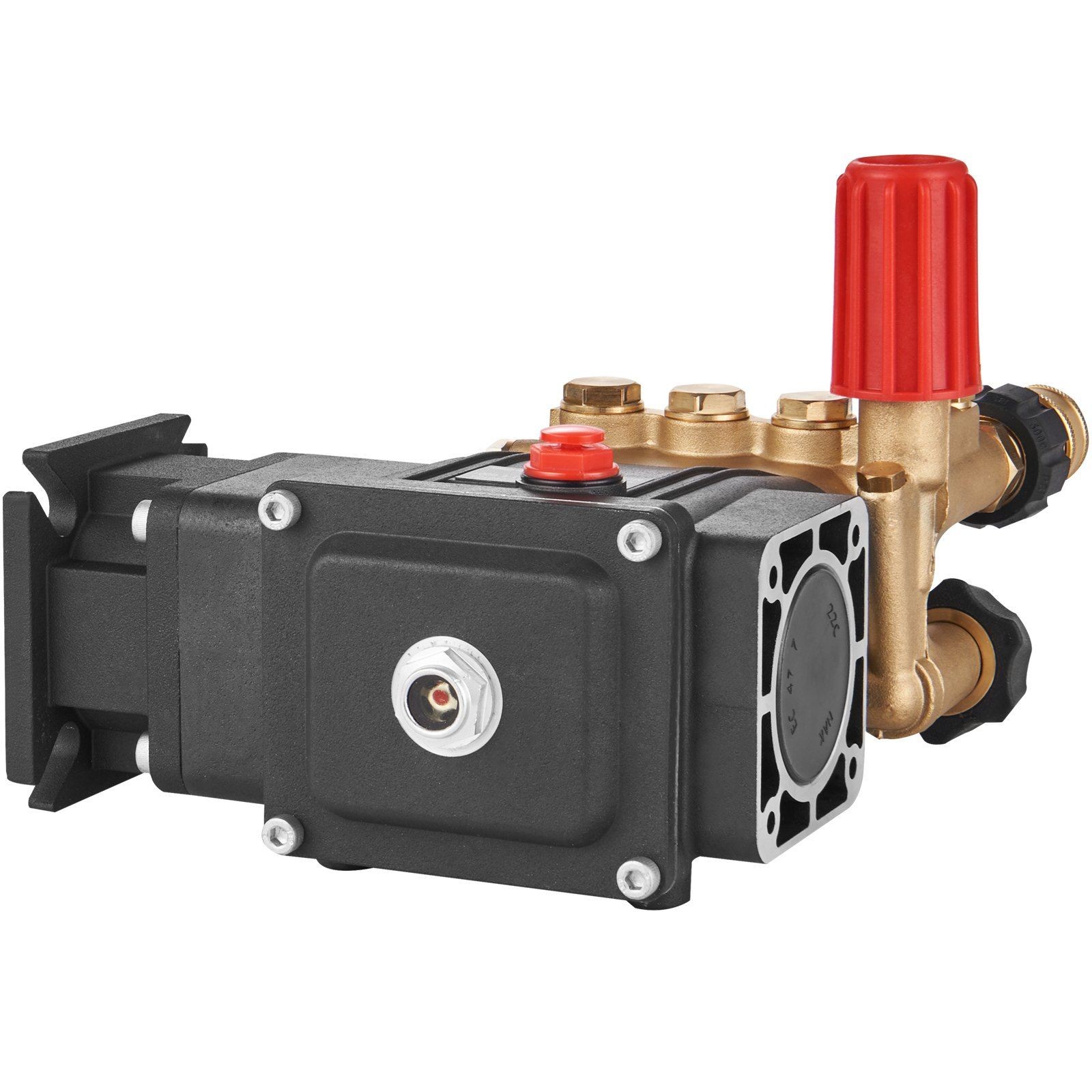 High-Flow 3700PSI Pump 2.5GPM with 3/4in Horizontal Shaft