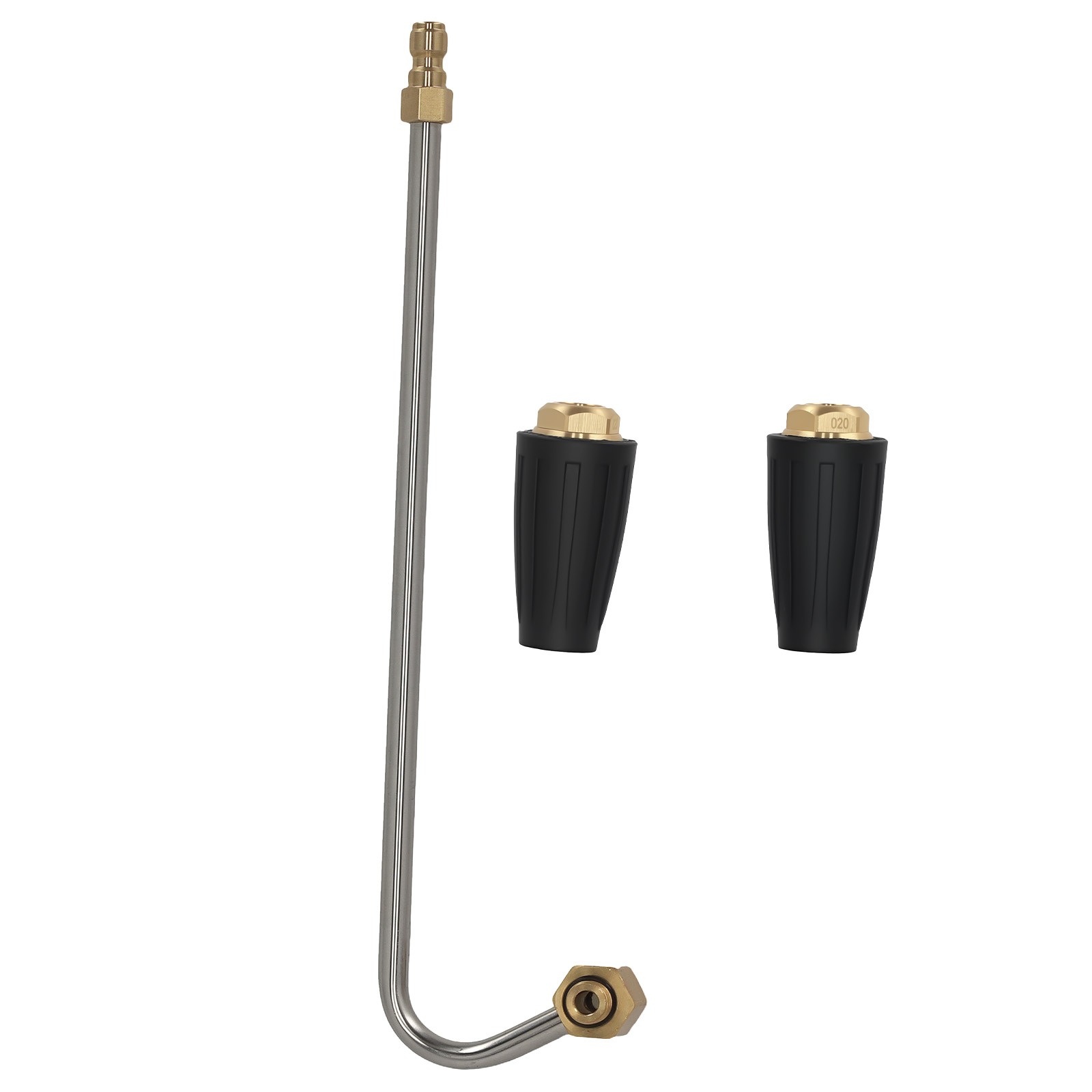 Durable Gutter Cleaner Head for Pressure Washer 4000PSI Max 1/4inch Connection