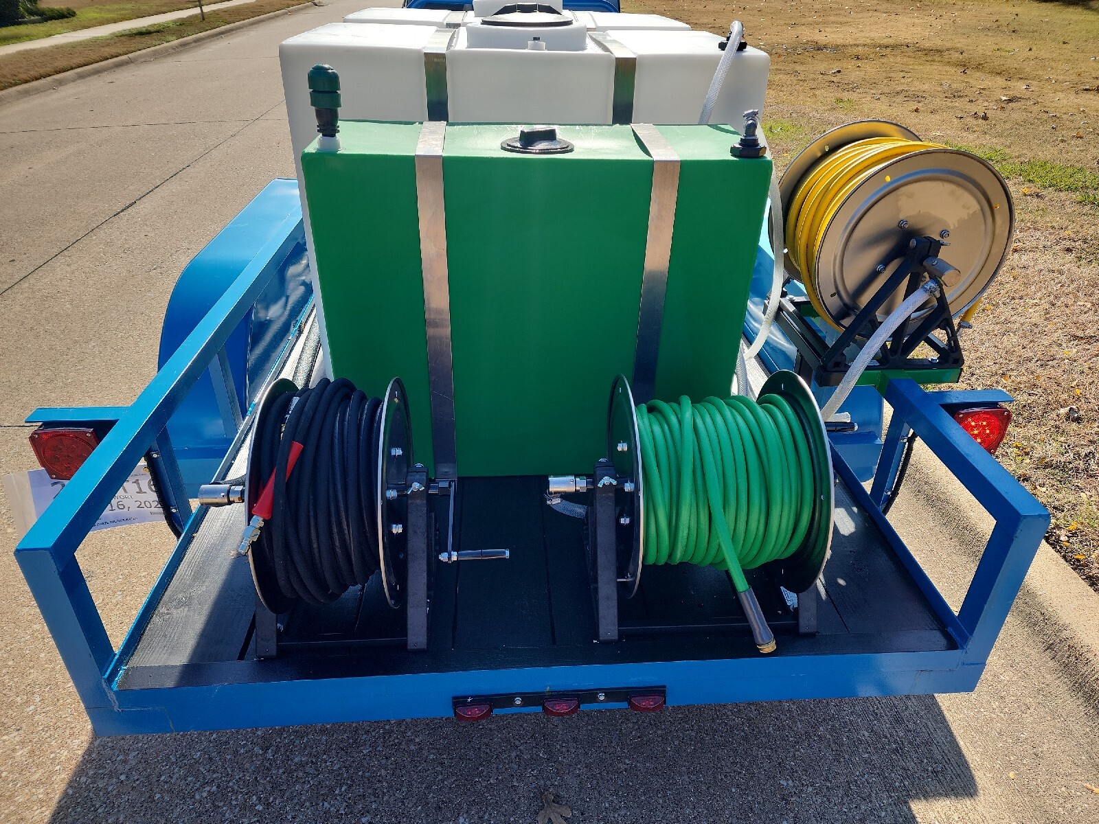 DETRAILERS DUAL LINE HOT WATER – SOFT WASH HYBRID TRAILER