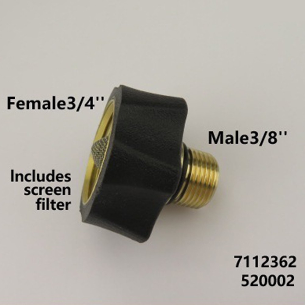 2pcs Pressure Washer Adapter for Low Pressure Garden Hoses Installation