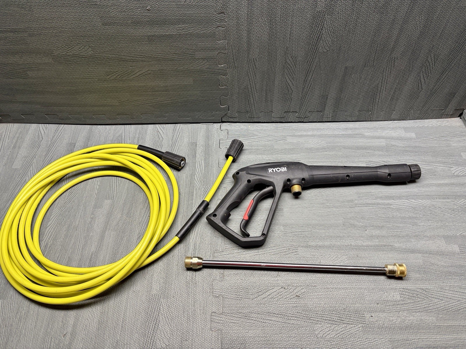 RYOBI Pressure Washer Spraying Gun And Hose USED High Pressure