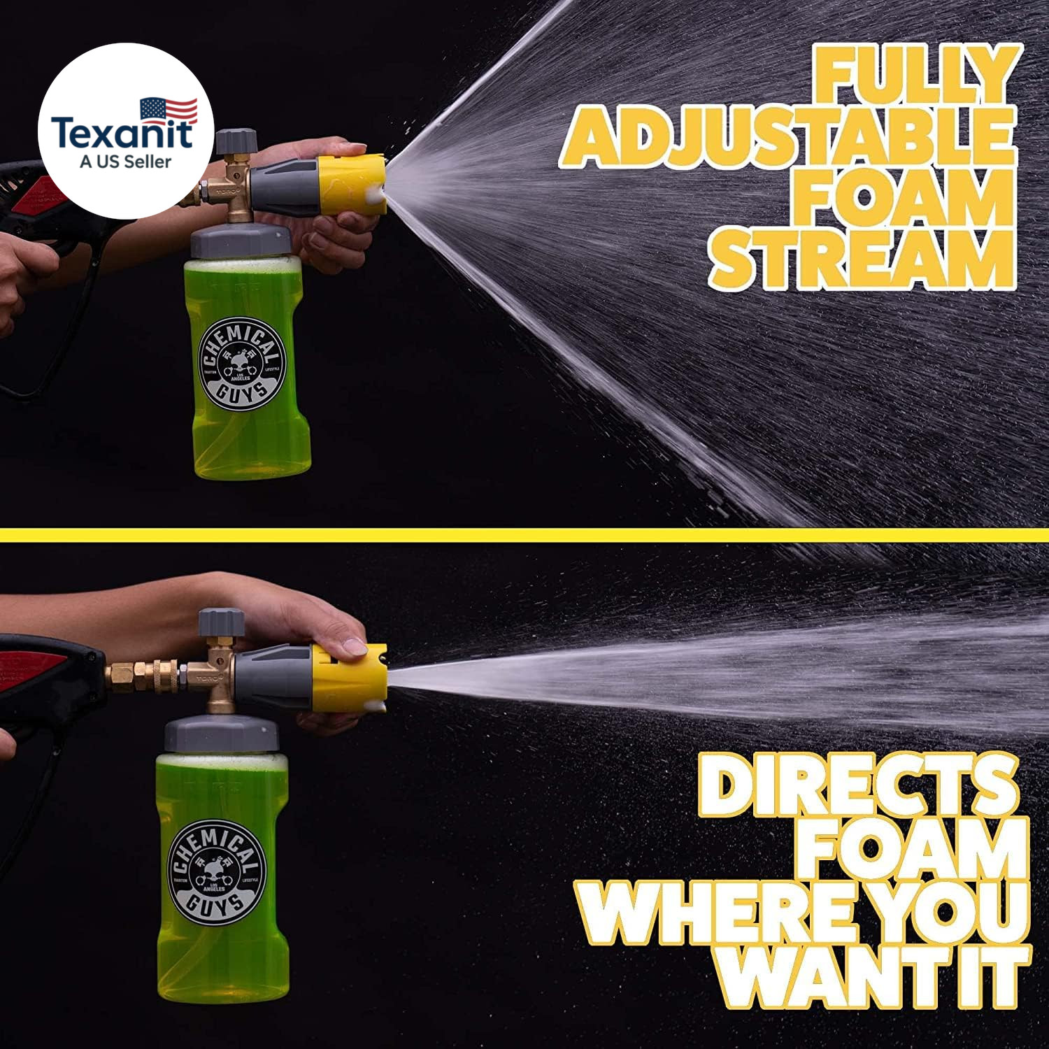 Big Mouth Max Release Foam Cannon – Foam Cannon for Pressure Washer for Car Wash