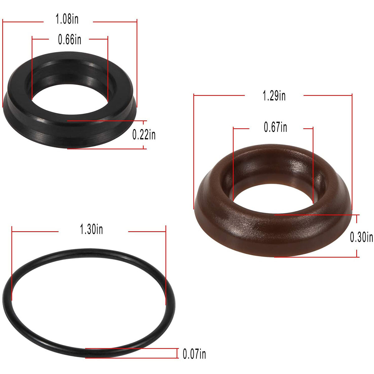 For Annovi Reverberi Pump O-Ring Seal Packing Kit AR1857 XR RK RKA RKV XRC XRA