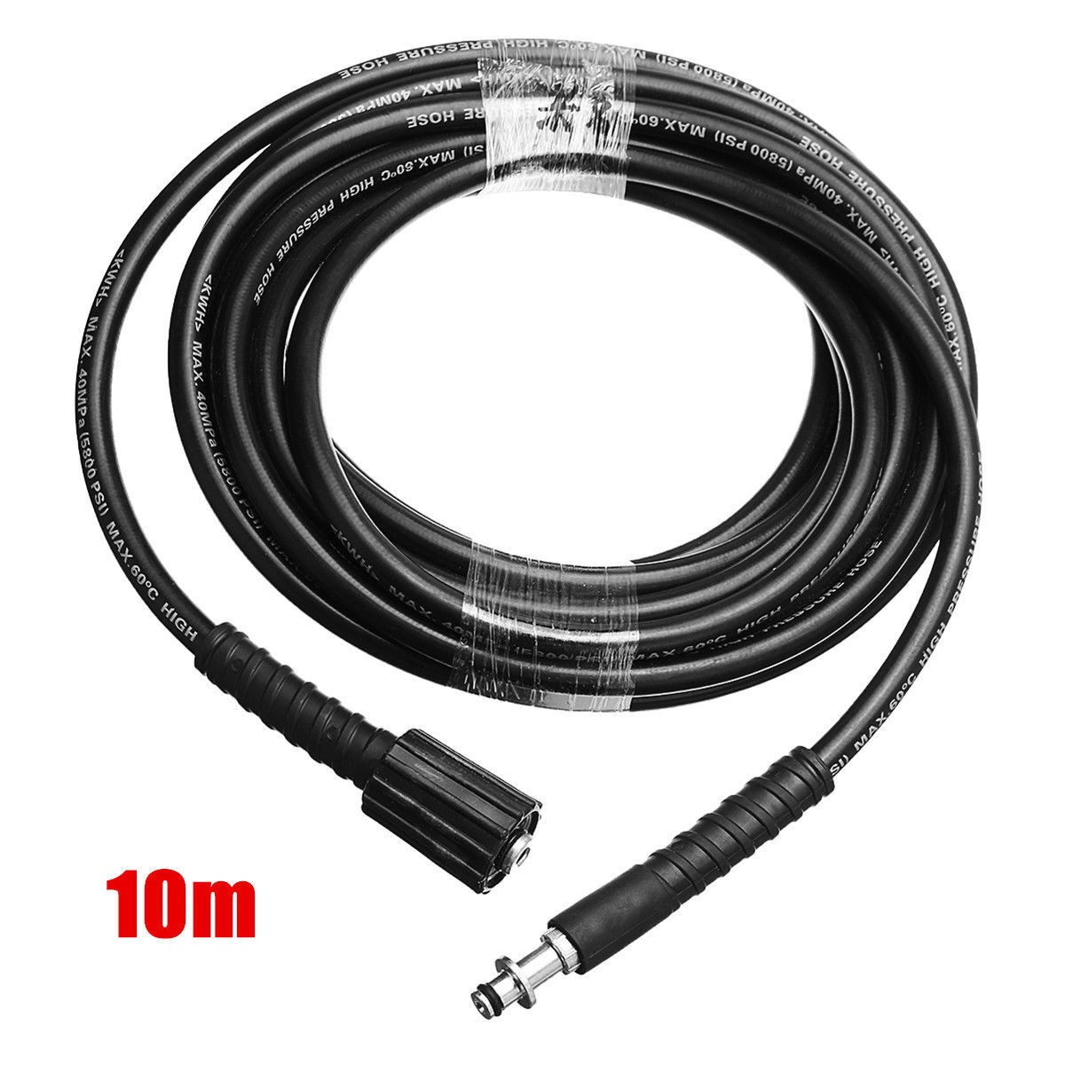 32FT High Pressure Washer Water Hose 5800PSI M22 Tube for Karcher K2 K3 K4 K5