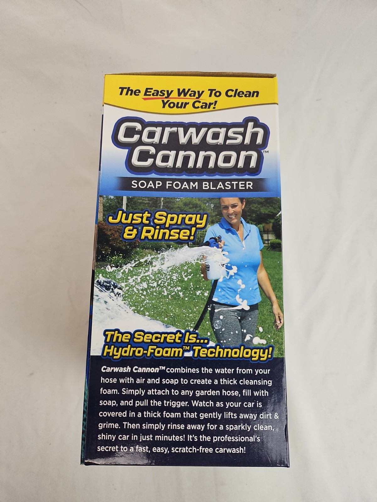 Car Wash Foam Cannon Soap Nozzle Spray Gun Hose Attachment High Pressure Blaster