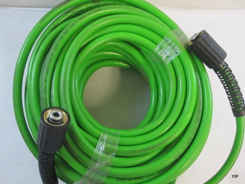 Super Flexible Pressure Washer Hose 50′ 3600 PSI M22-14&15mm QC