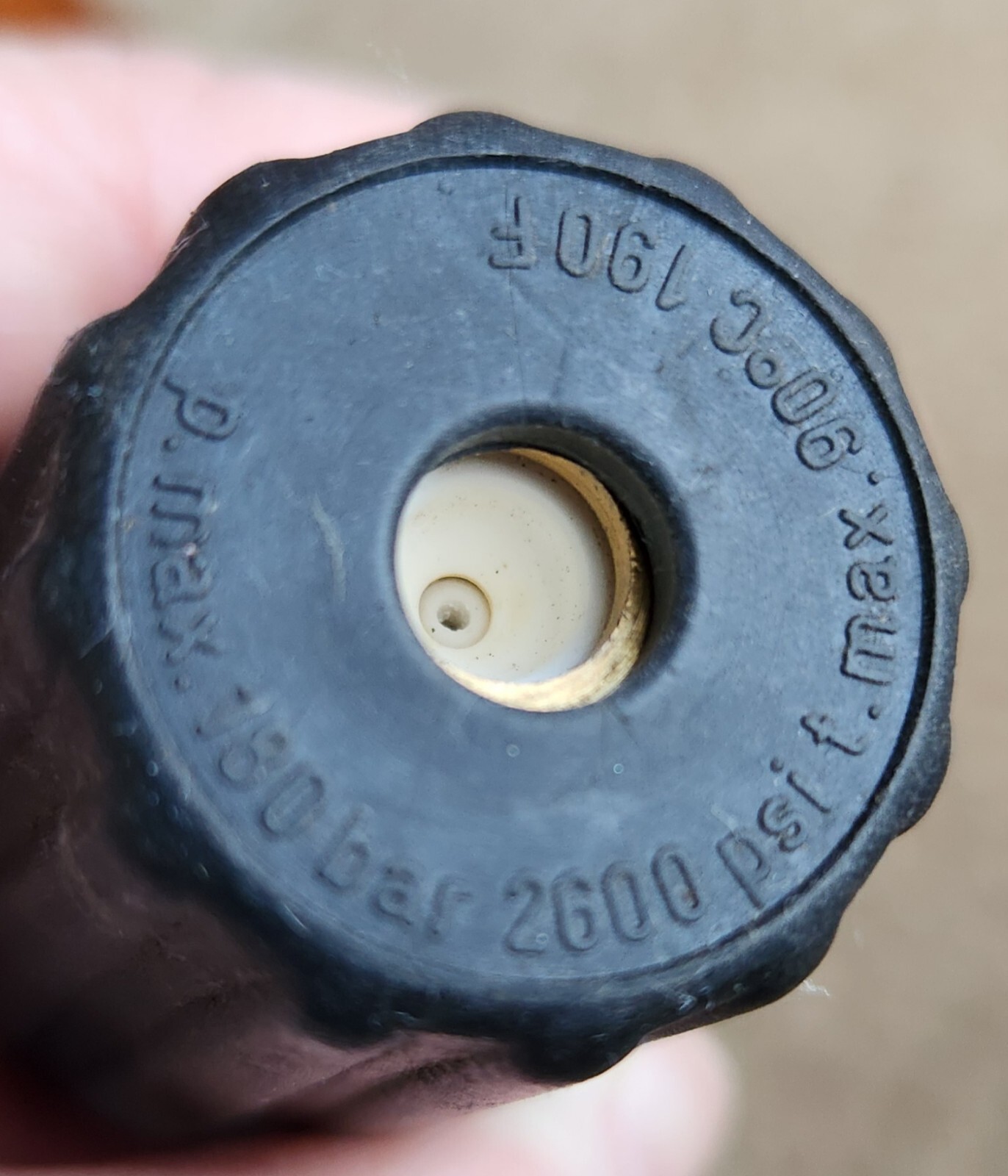 Pressure Washer Turbo Nozzle Rotating Max PSI 2600; 90C/190F; with Quick Connect