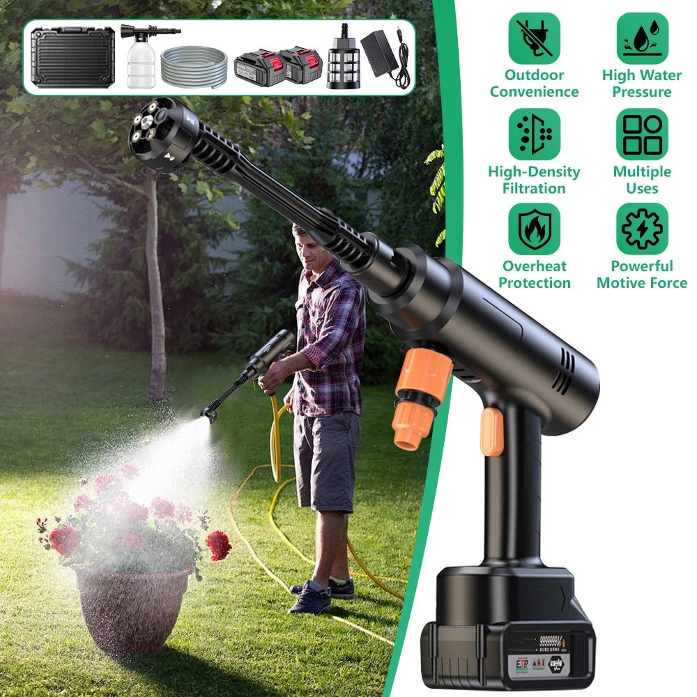 High Pressure Power Washer Water Spray Gun Nozzle Wand Attachment Garden Hose