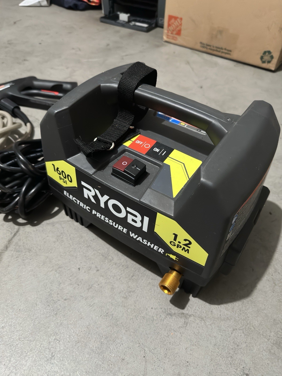 RYOBI 1600 PSI 1.2 GPM Corded Electric Pressure Washer RY141612 – P9-04