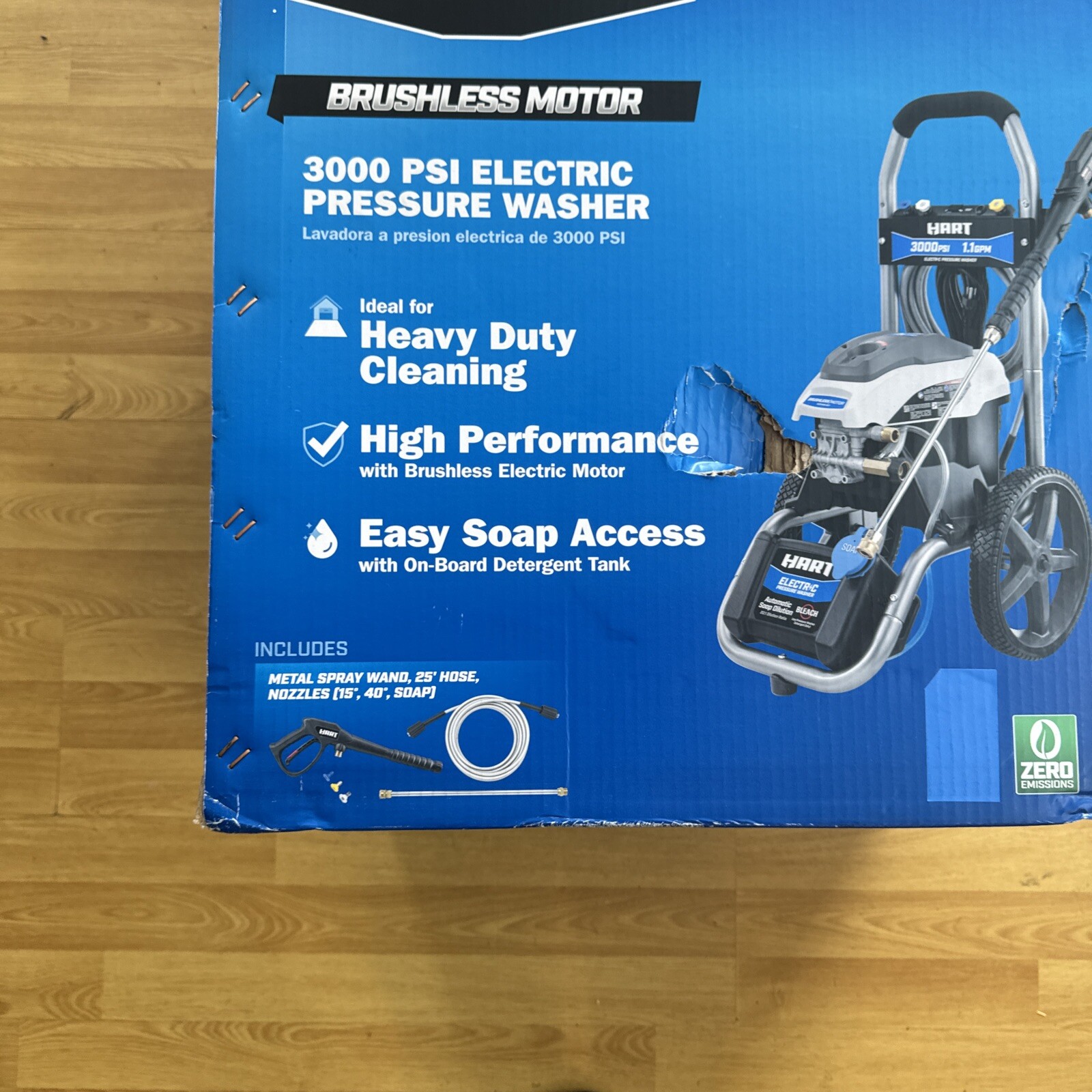 Hart HW143011VNM 3000PSI 1.1 GPM Cold Water Electric Pressure Washer (FVS027561)