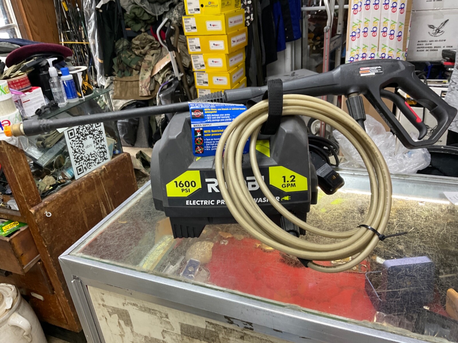 Ryobi RY141612 1600-PSI 1.2-GPM Electric Pressure Washer