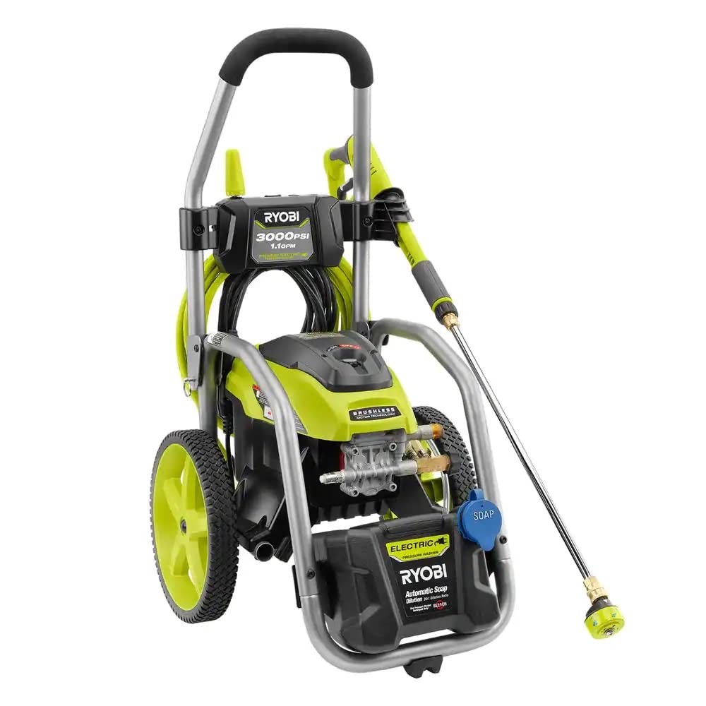 RYOBI 3000 PSI 1.1 GPM Cold Water Electric Pressure Washer