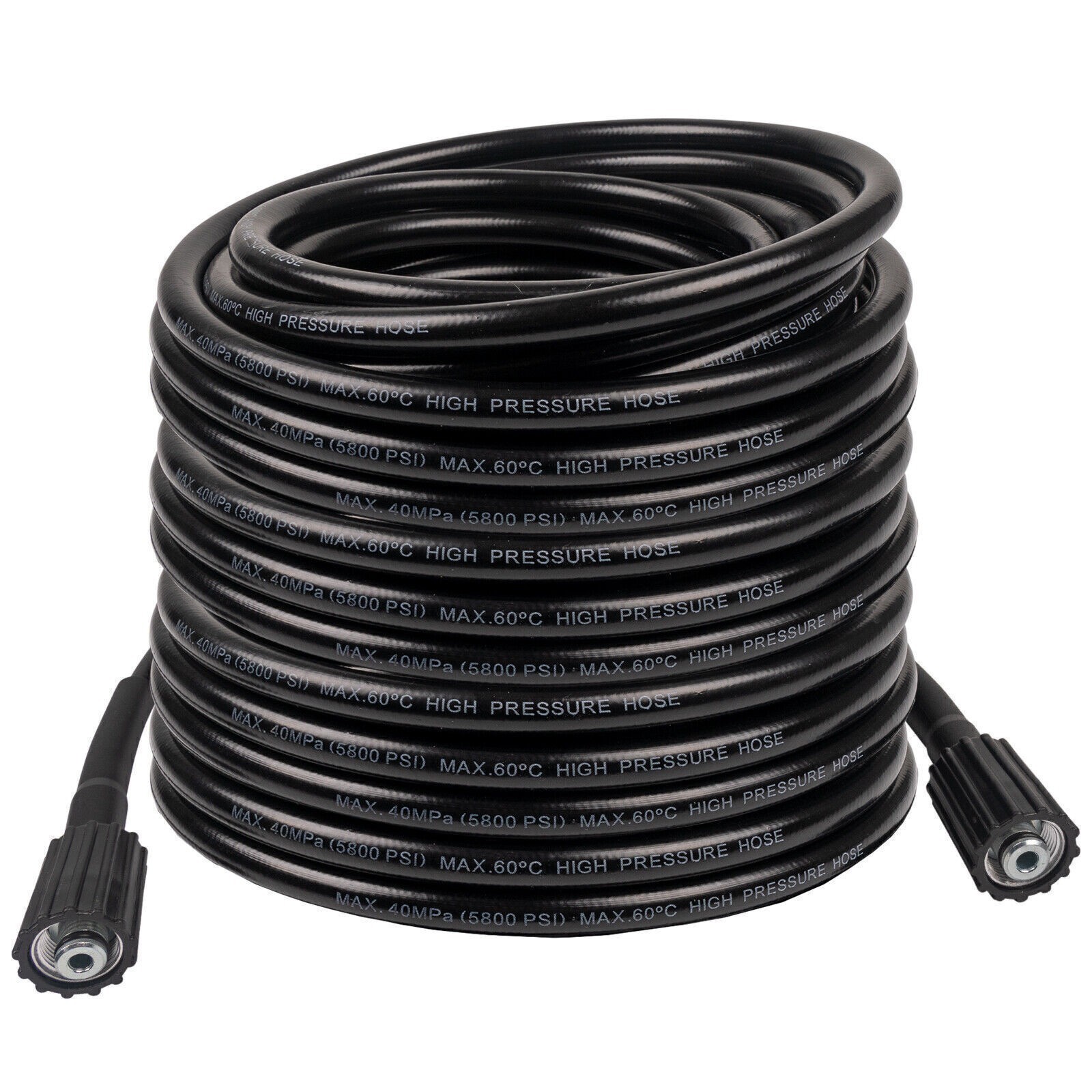 20/25/50/100ft 5800PSI High Pressure Washer Hose M22 Power Washer Extension Hose