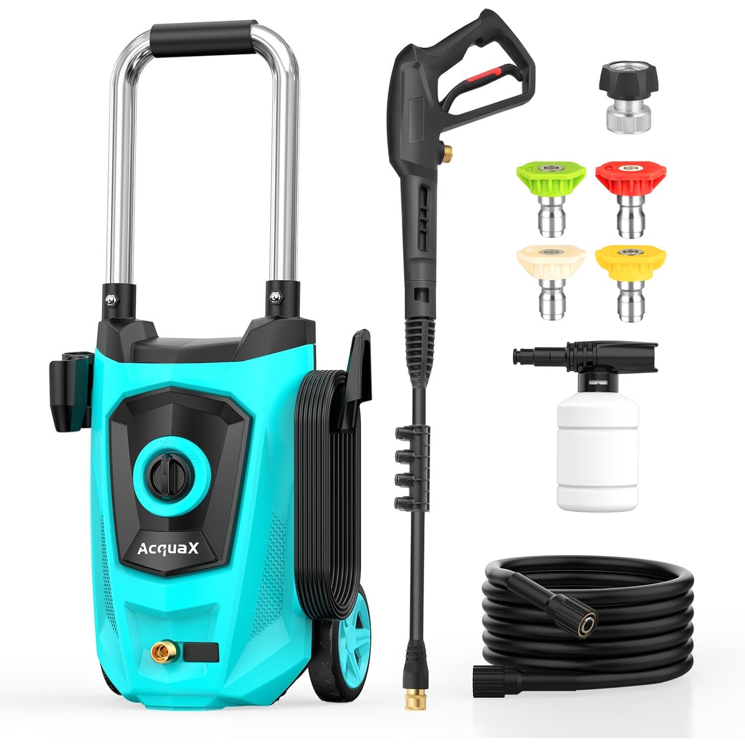 Electric Pressure Washer 4300PSI Max 2.8GPM Power Washer with Wheels New