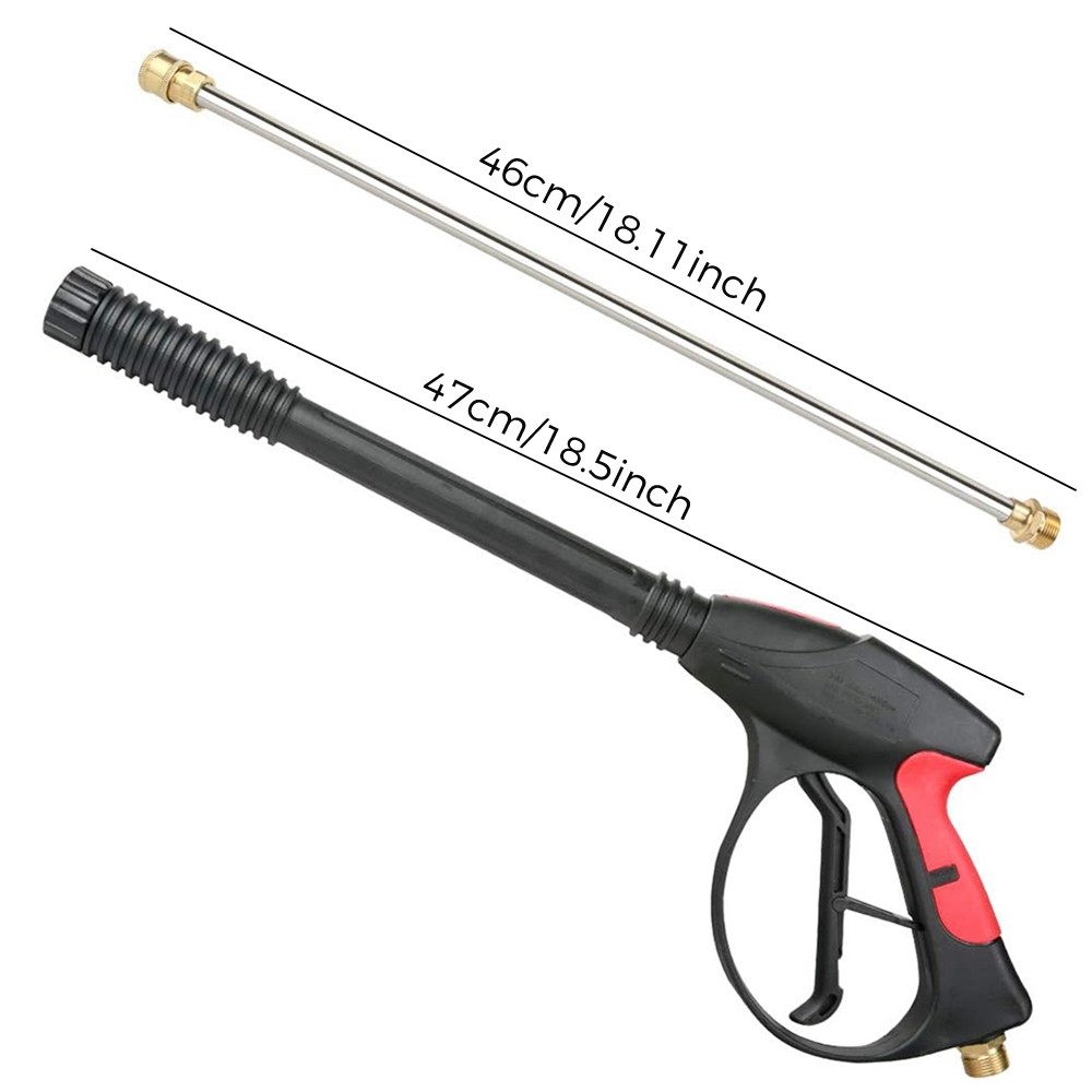 4000PSI High Pressure Power Washer Spray Gun Lance 7pcs Spray Nozzles Tips Kit
