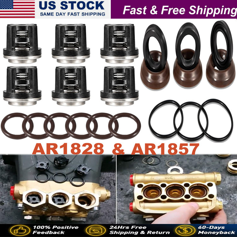 AR1828 Check Valve Kit & AR1857 Pressure Washer Packing Kit for Annovi Reverberi