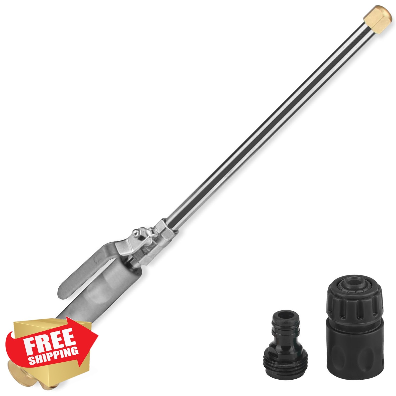 POOPLE Gray Hydro Jet Power Washer Wand