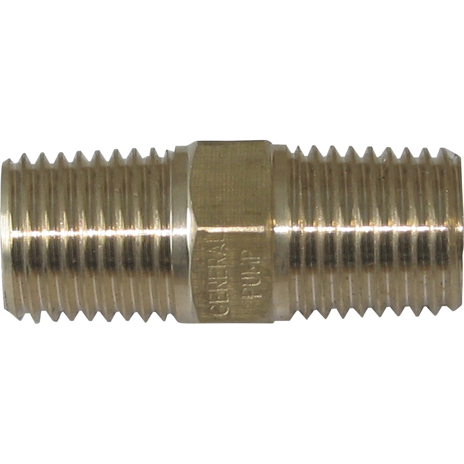 NorthStar Pressure Washer Union Nipple, 3/8in. NPT-M x 3/8in. NPT-M, 4000 PSI,