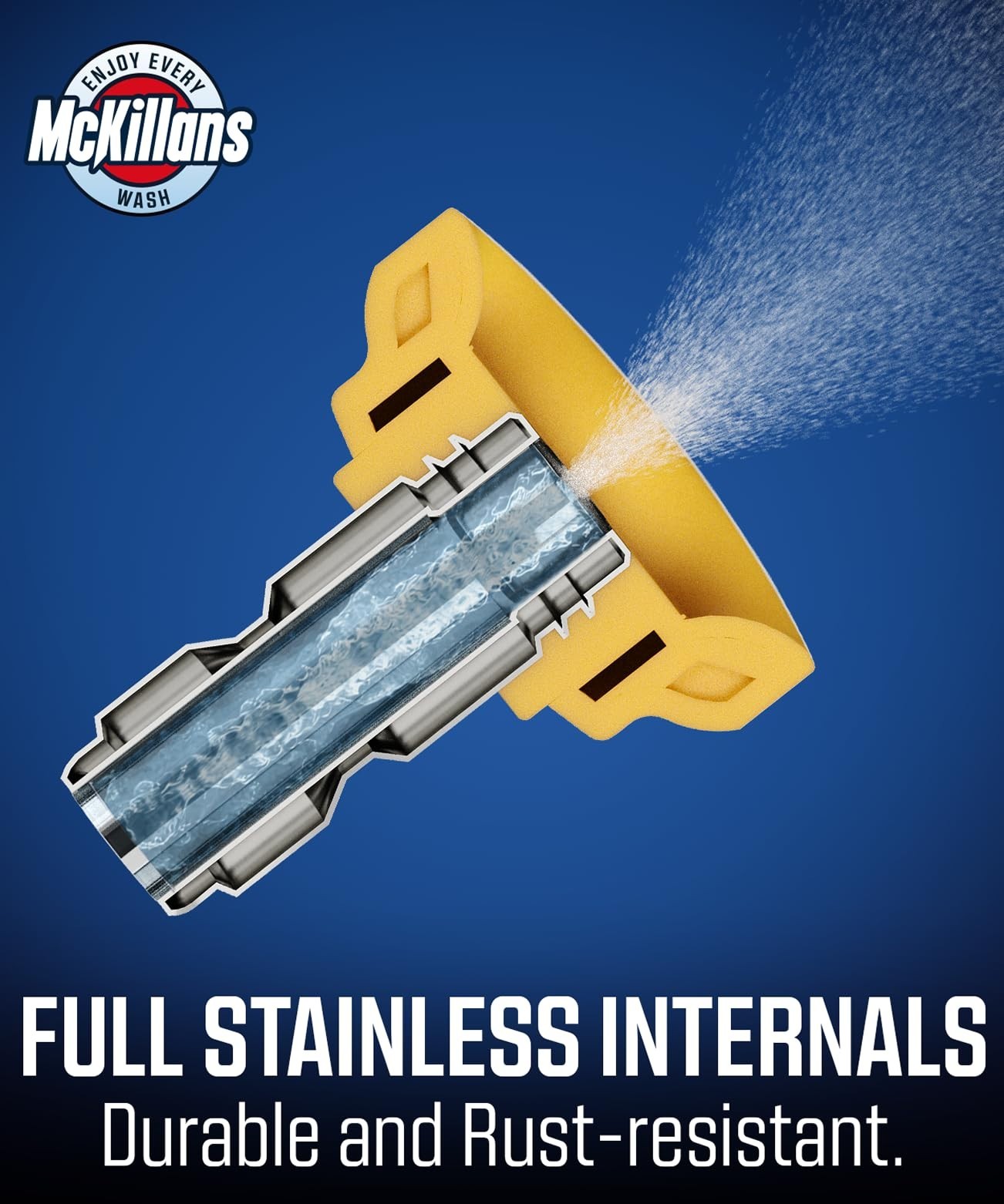 Soft Pressure Washer Nozzle Tips Set – Fast Rinse, 60° 50° 40° 25° 15° Angles, E