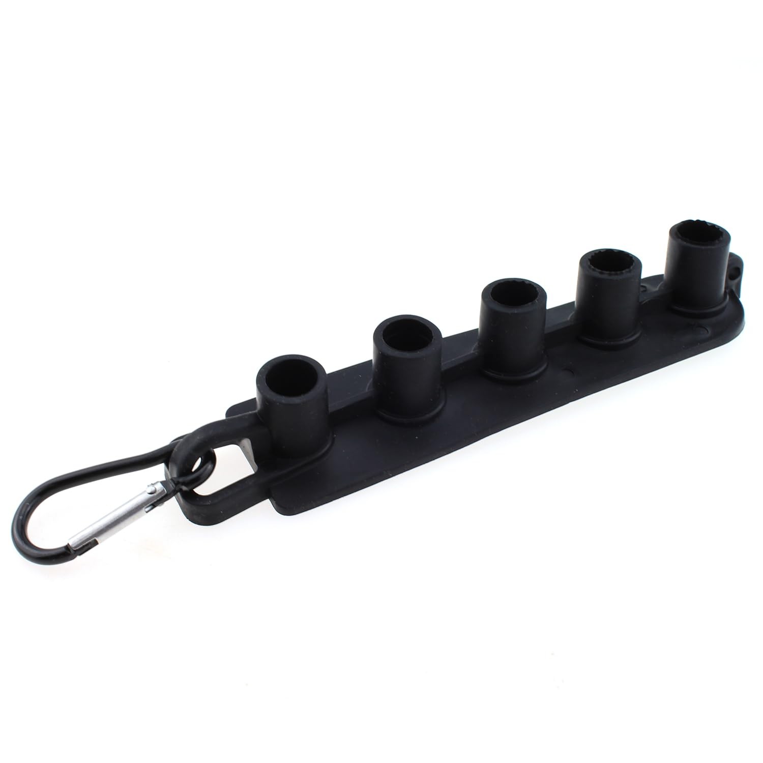 High Pressure Washer Nozzle Holder Stands 5 Tips Anti-Drip Black Storage Rack