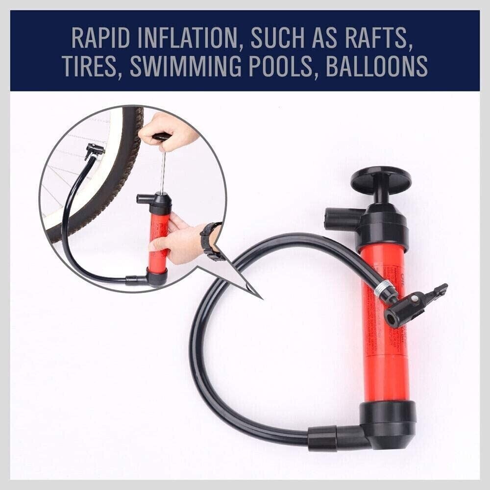 Multi-Use Siphon Oil Transfer Pump Kit for Gas Oil and Liquids