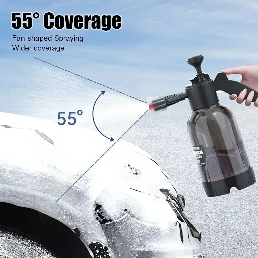 2L Hand Pump Foam Sprayer Pneumatic Washer Foam Snow Foam High Pressure Car Wash