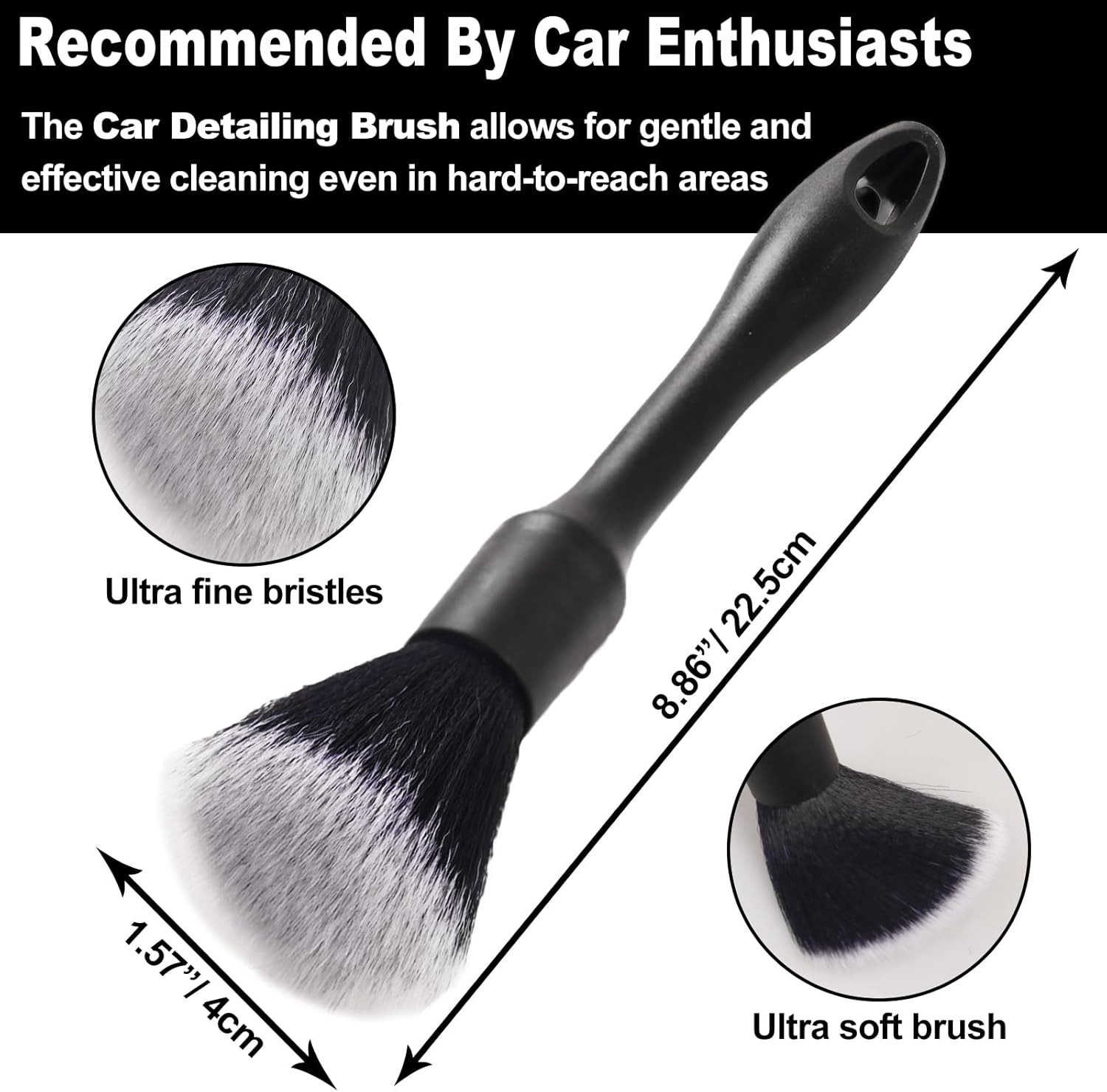 3PCS Wheel Brush Kit for Cleaning Wheel and Tire✨ Wheel and Rim Brush Car Detai✨