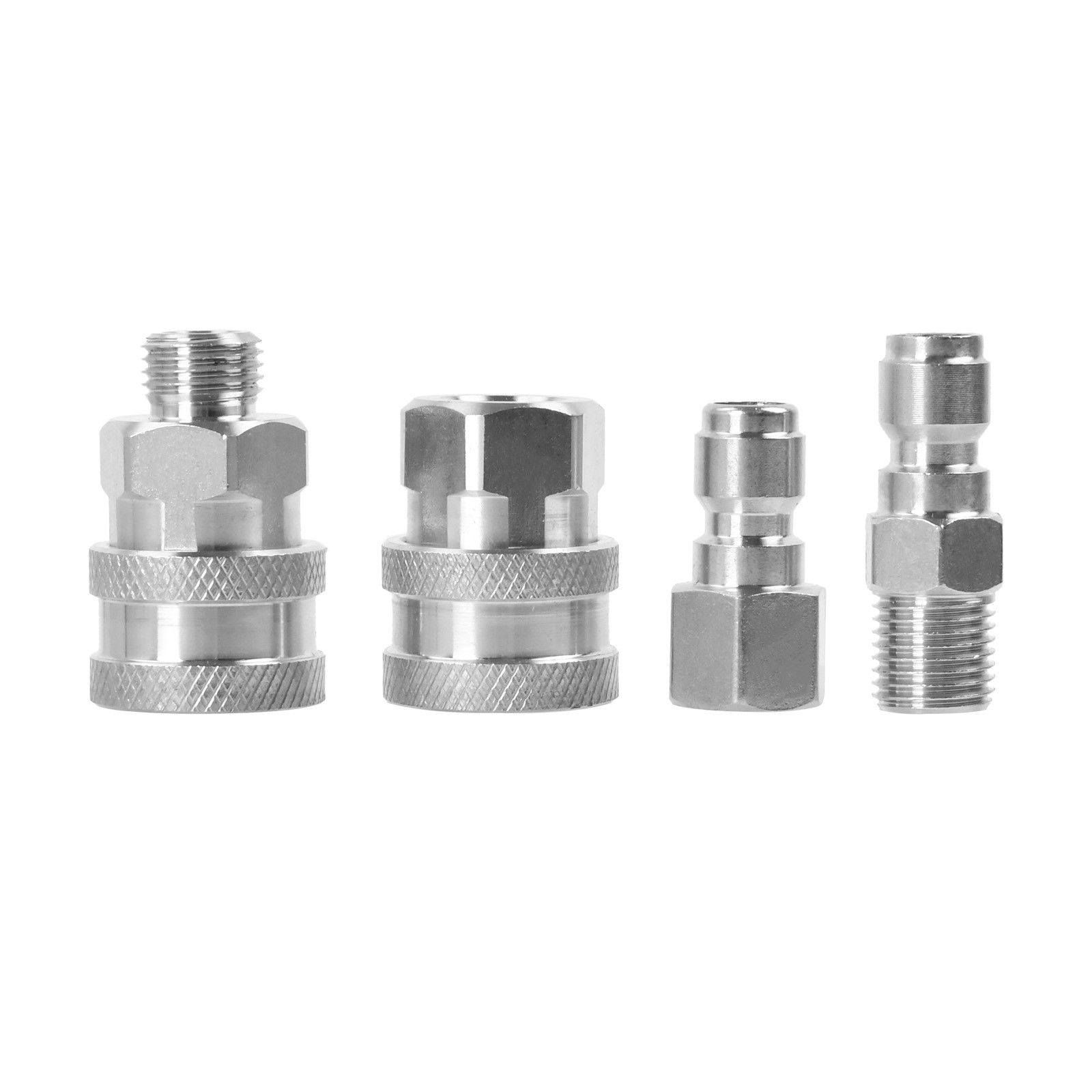 4Pcs NPT 1/4 Inch Pressure Washer Adapter Stainless Steel Quick Connect Fitting