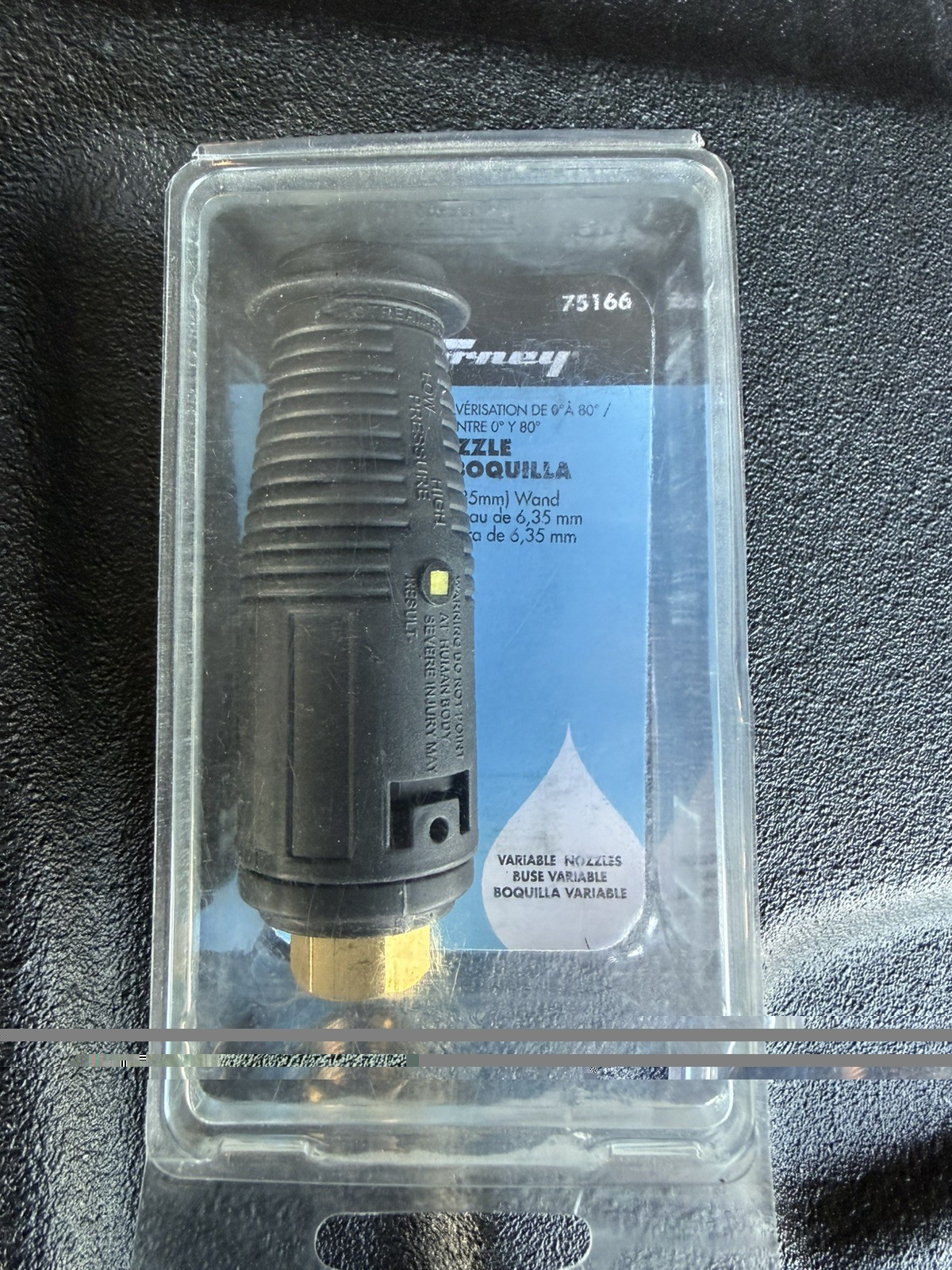 Forney 3200 psi Adjustable Turbo Pressure Washer Nozzle 75166