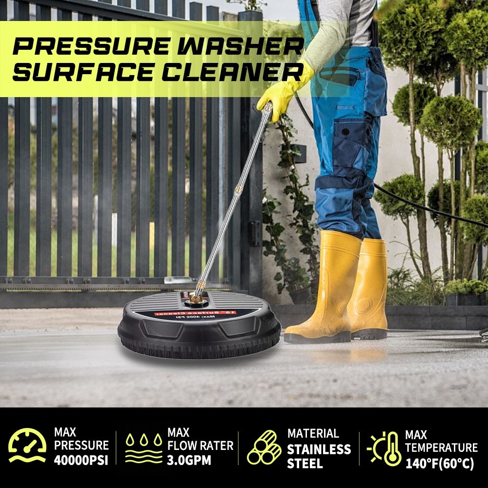 15″ Pressure Washer Surface Cleaner, 4200PSI Power Washer 8GPM