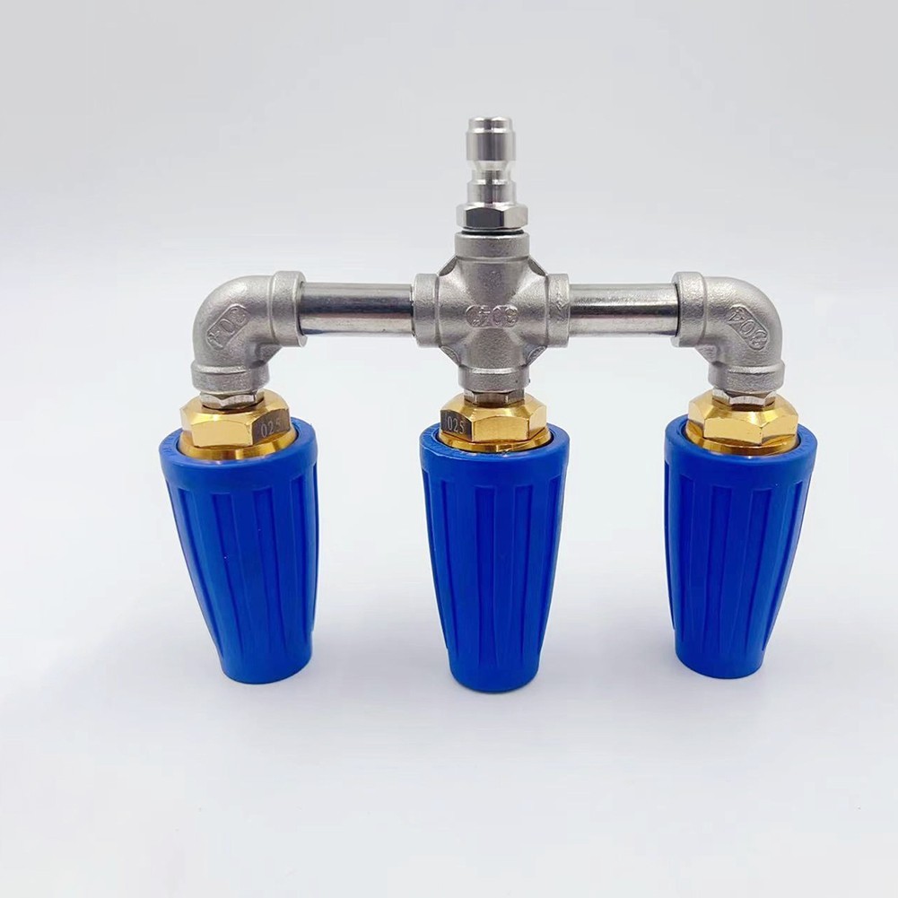 High Efficiency 360 Degree Rotary Turbo Nozzle for Outdoor Cleaning Tasks