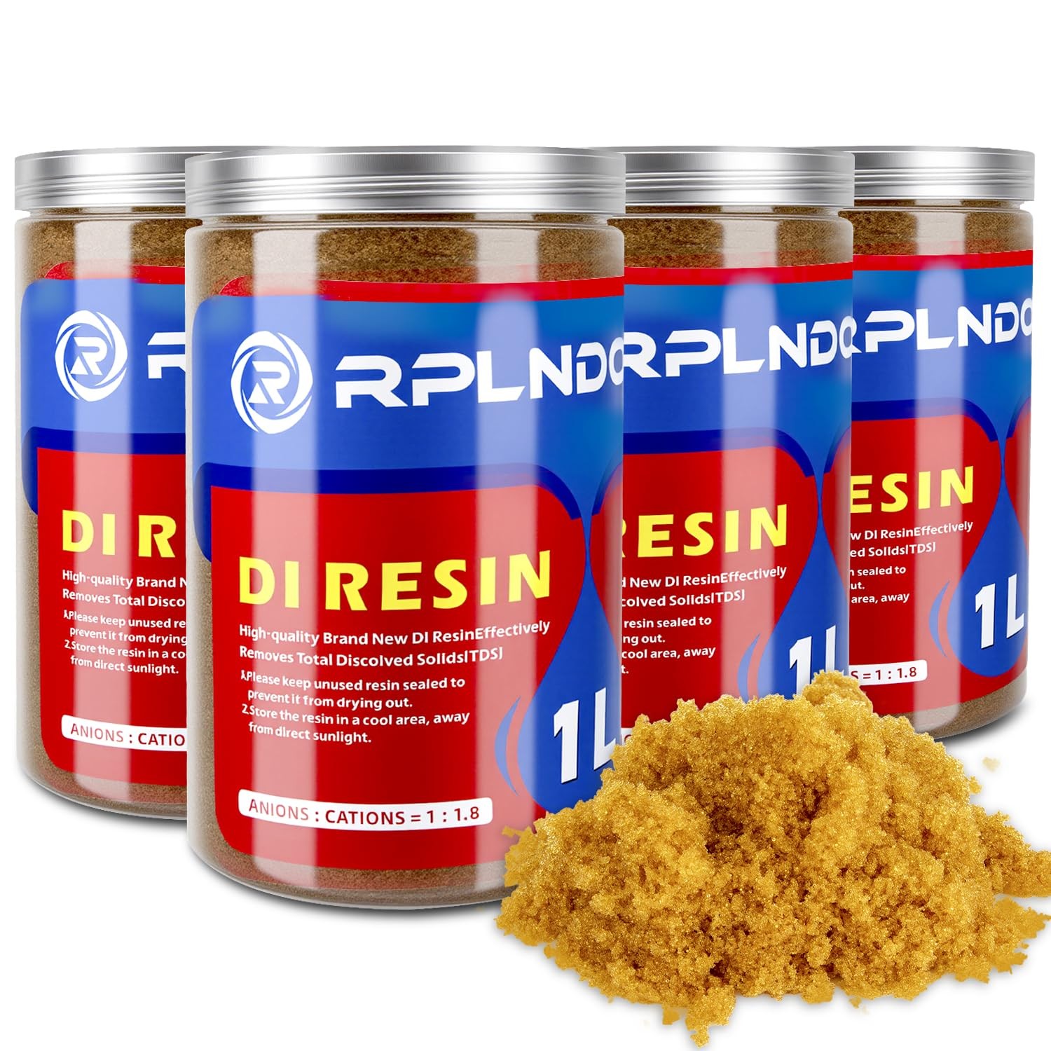 Mixed Bed Deionized Di Resin Refill for Spotless Car Wash System, RO/DI, Aqua…
