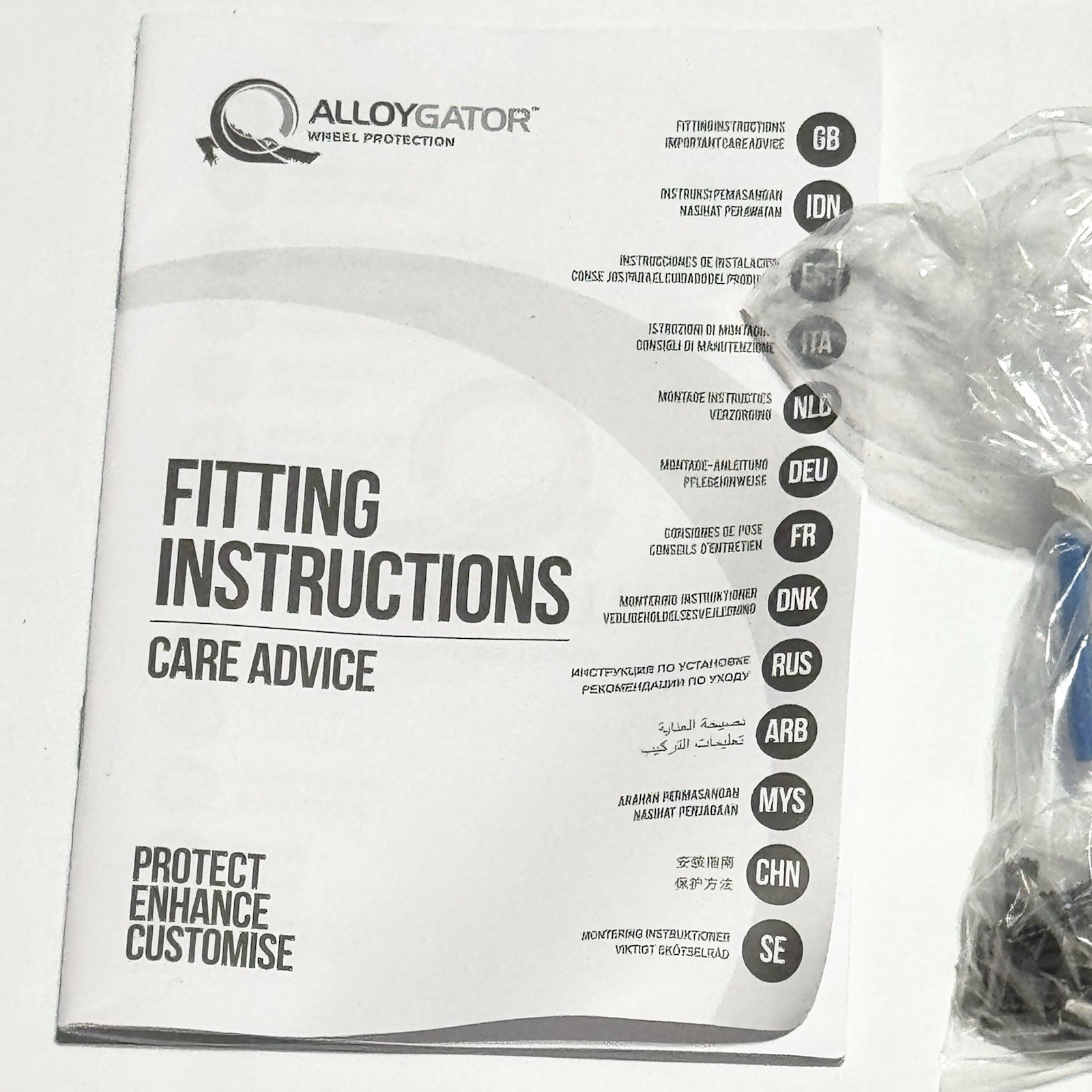 AlloyGator Blue Rim Protector for Car Wheels Fits 12-24 Wheel Diameter Listing B