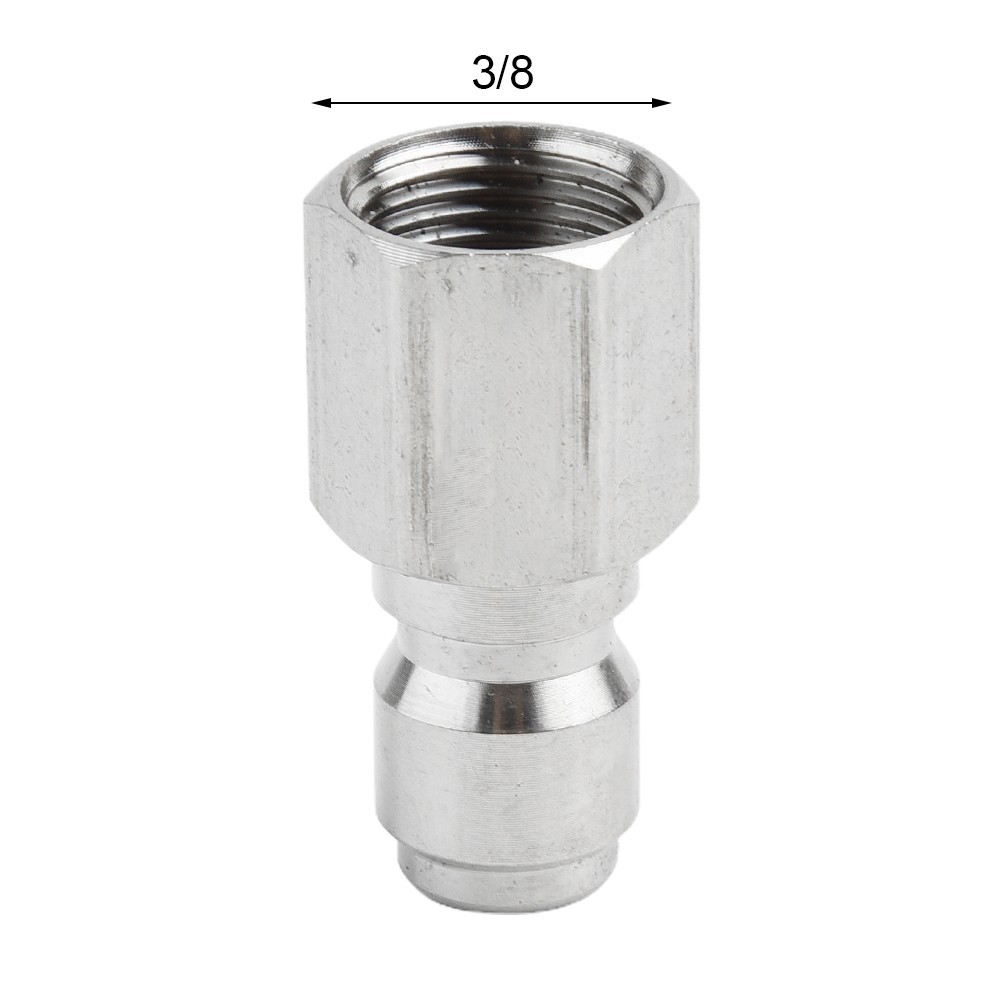 Pressure Washer Quick Connect Adapter-Connectors 14.8mm To 3/8 Coupling