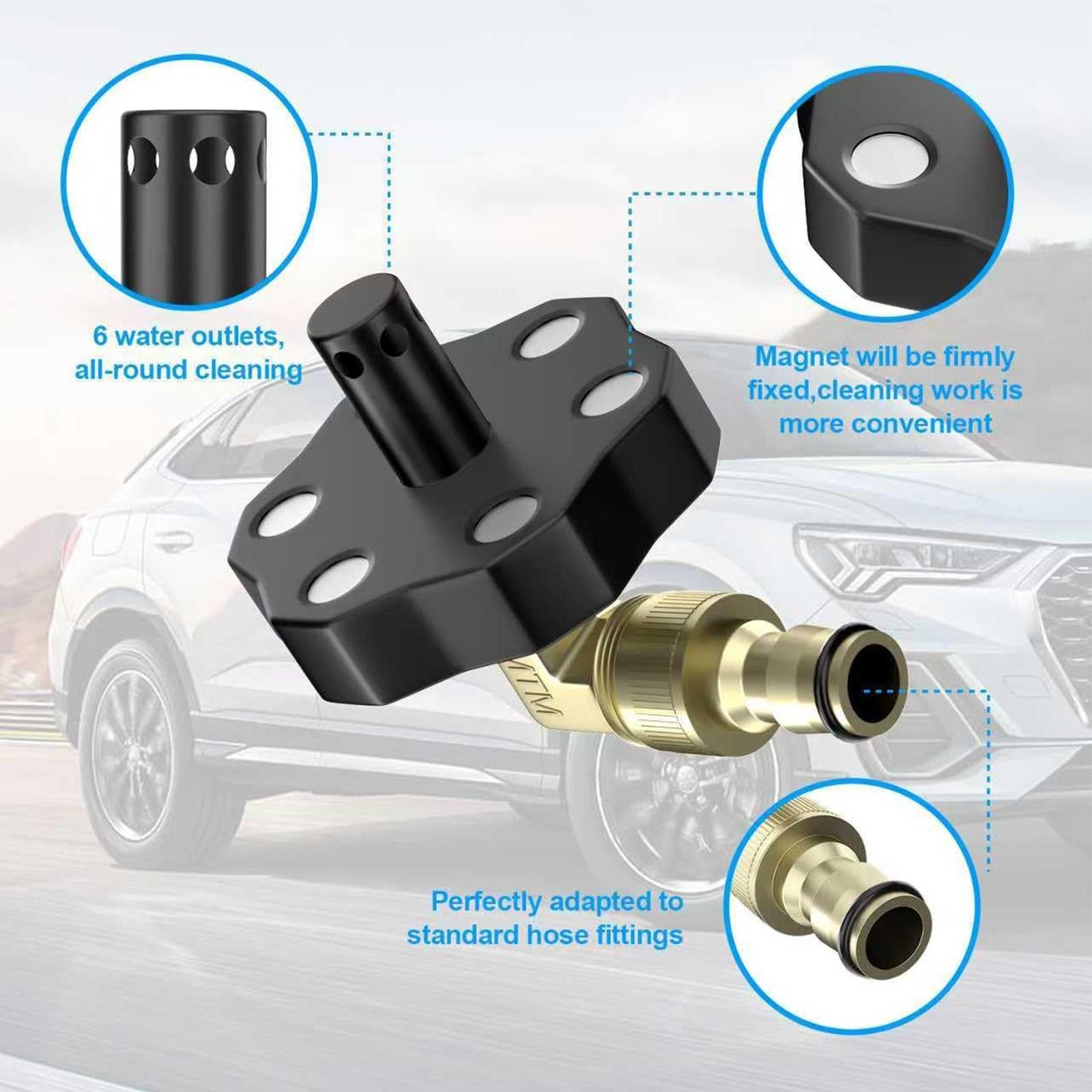 Truck Frame Flusher Anti-Rust Efficient High Pressure Tool Car Chassis Flusher