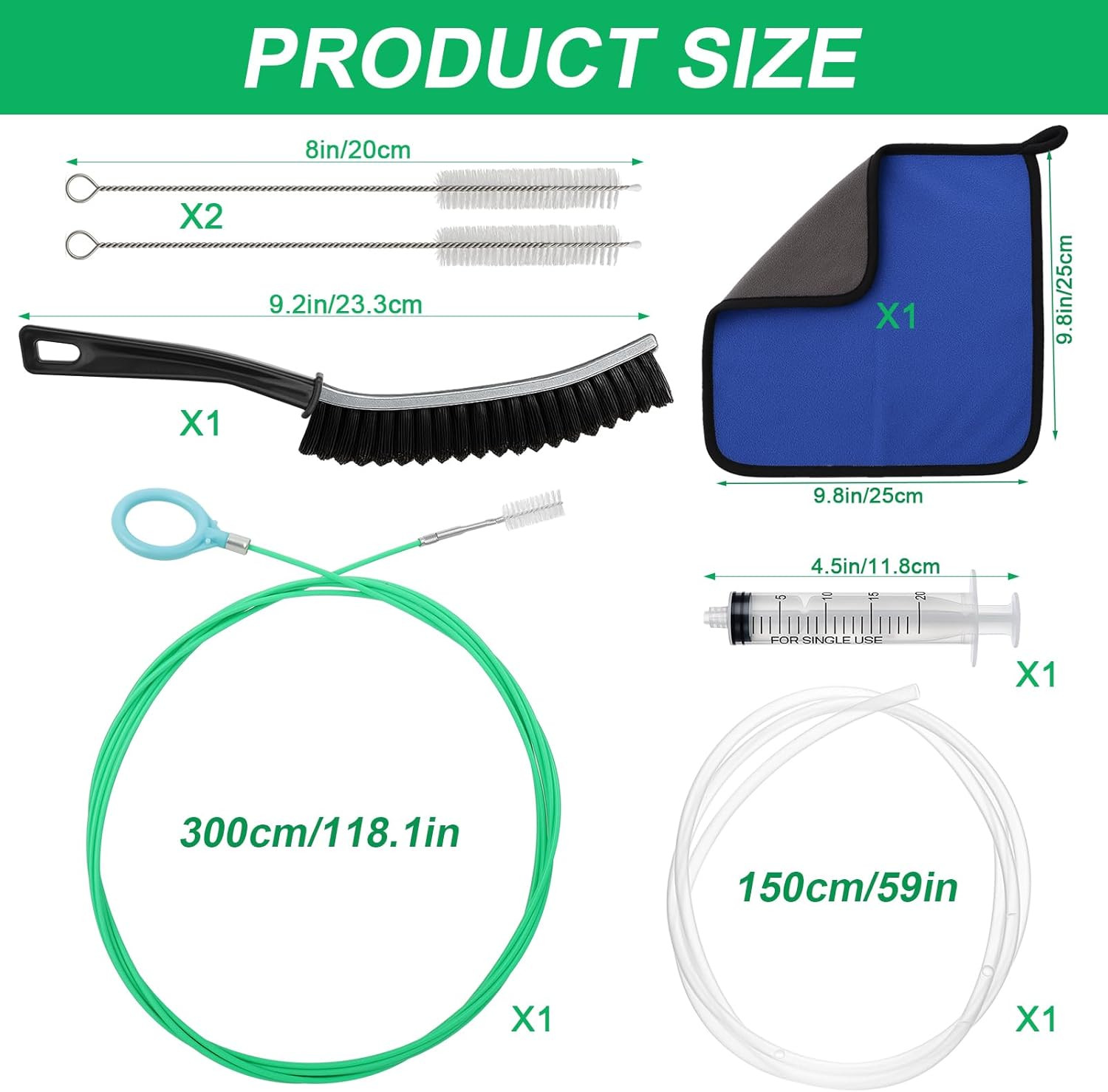 XANGNIER Upgraded Auto Sunroof Drain Cleaning Tool,118in Extra Long Flexible Car