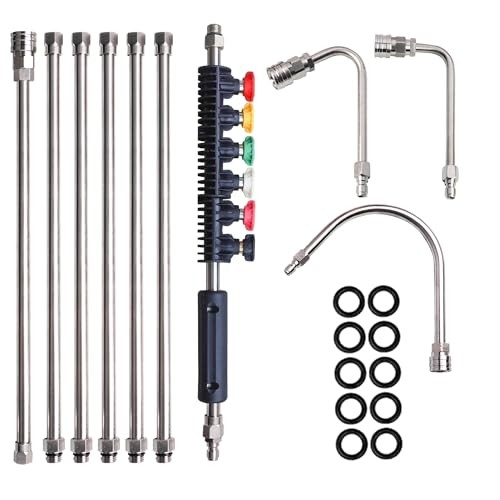 Pressure Washer Extension Wand, 10 Pack Power Washer Lance with 6 120 inches