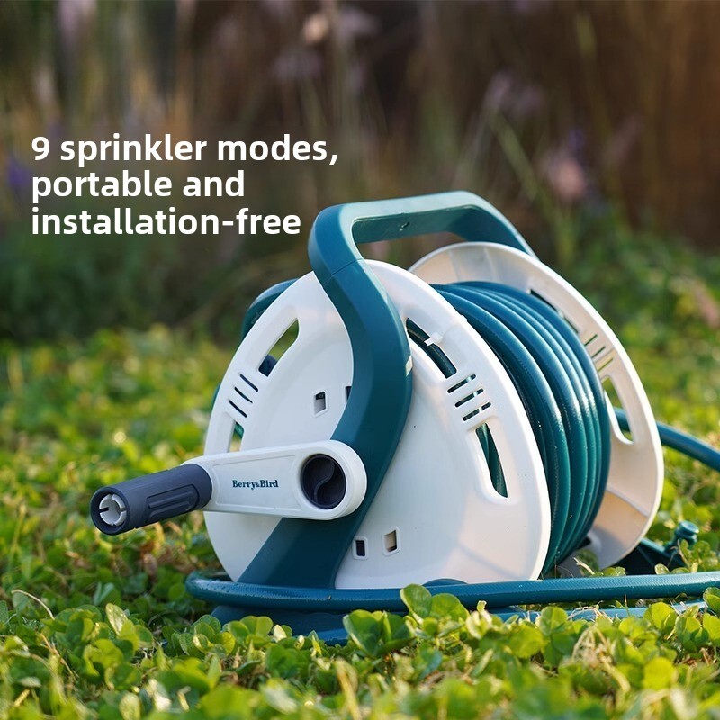 Watering Hose Cart for Plants, Tap Water, Car Washing, and Home Storage