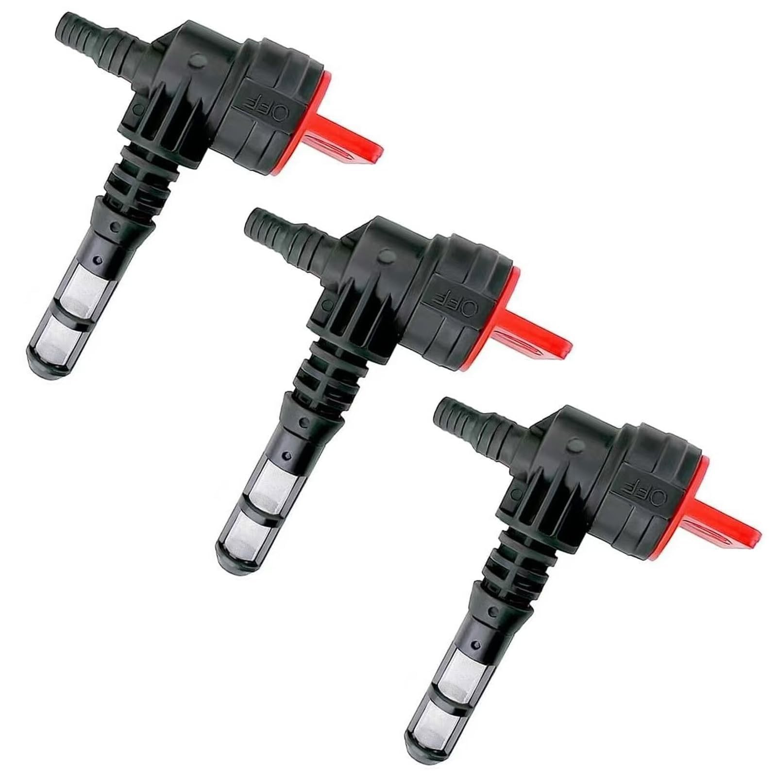 90 Degree Fuel Gas Shut Off Valve W/Grommet Clamps Generator Tank Grommet Bus…