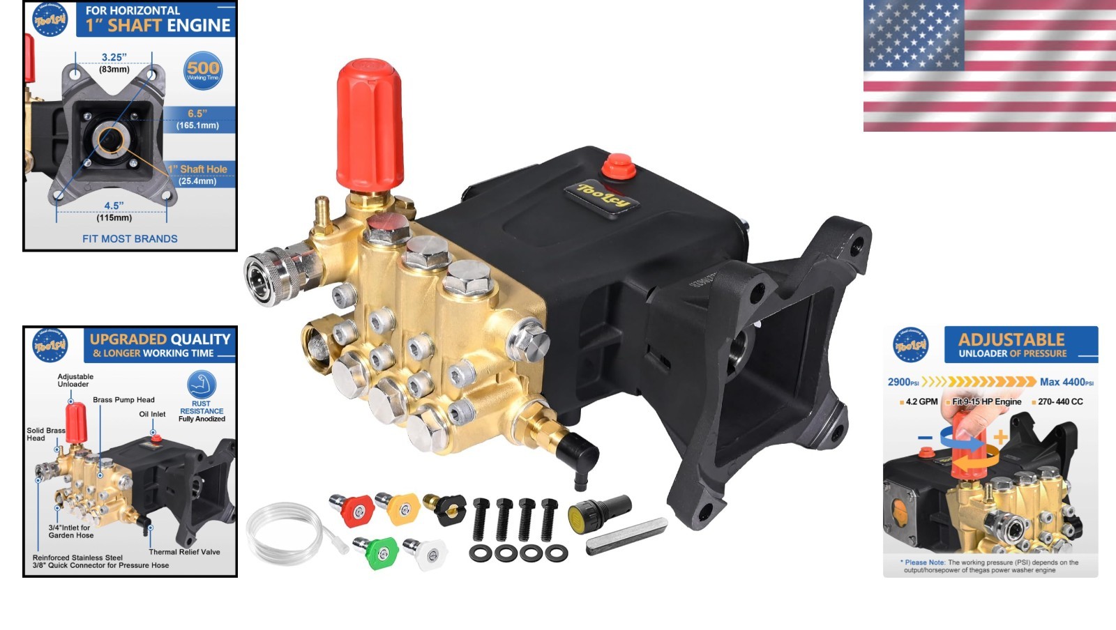 Durable 4400 PSI Direct Drive Pressure Washer Pump – Easy Setup & 5 Tips