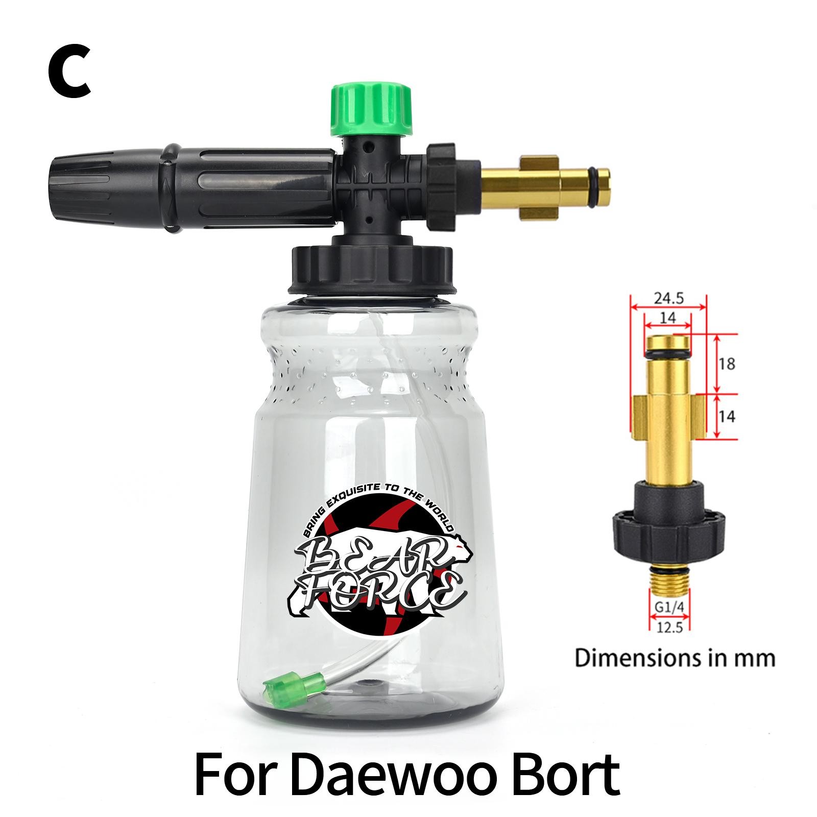 Car Wash Snow Foam Lance Nozzle Cannon Generator High Pressure Washer Tool