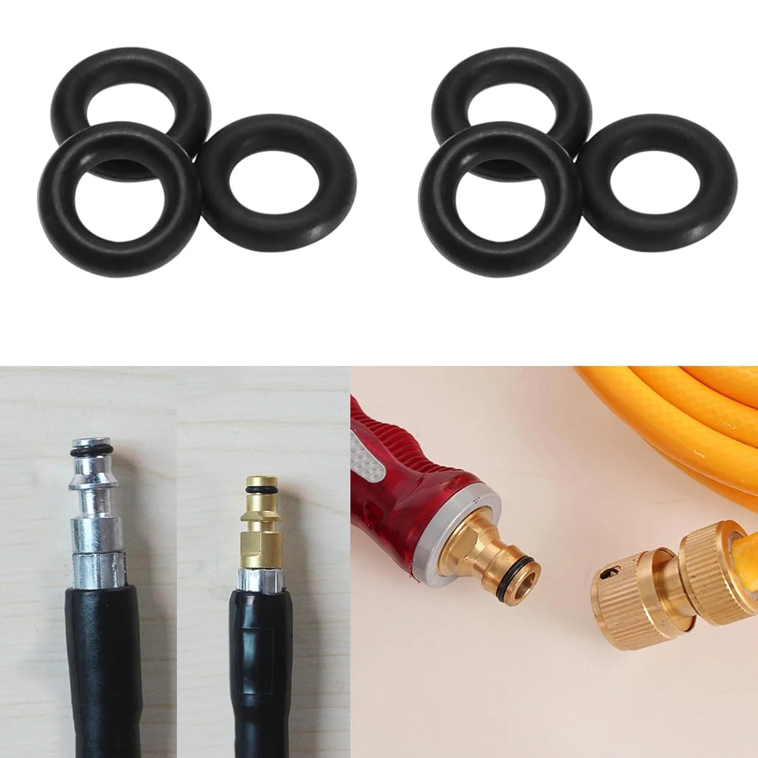 ECSiNG 10pcs High-Pressure Washer Spray Gun O-Rings Compatible with Stihl Pressu