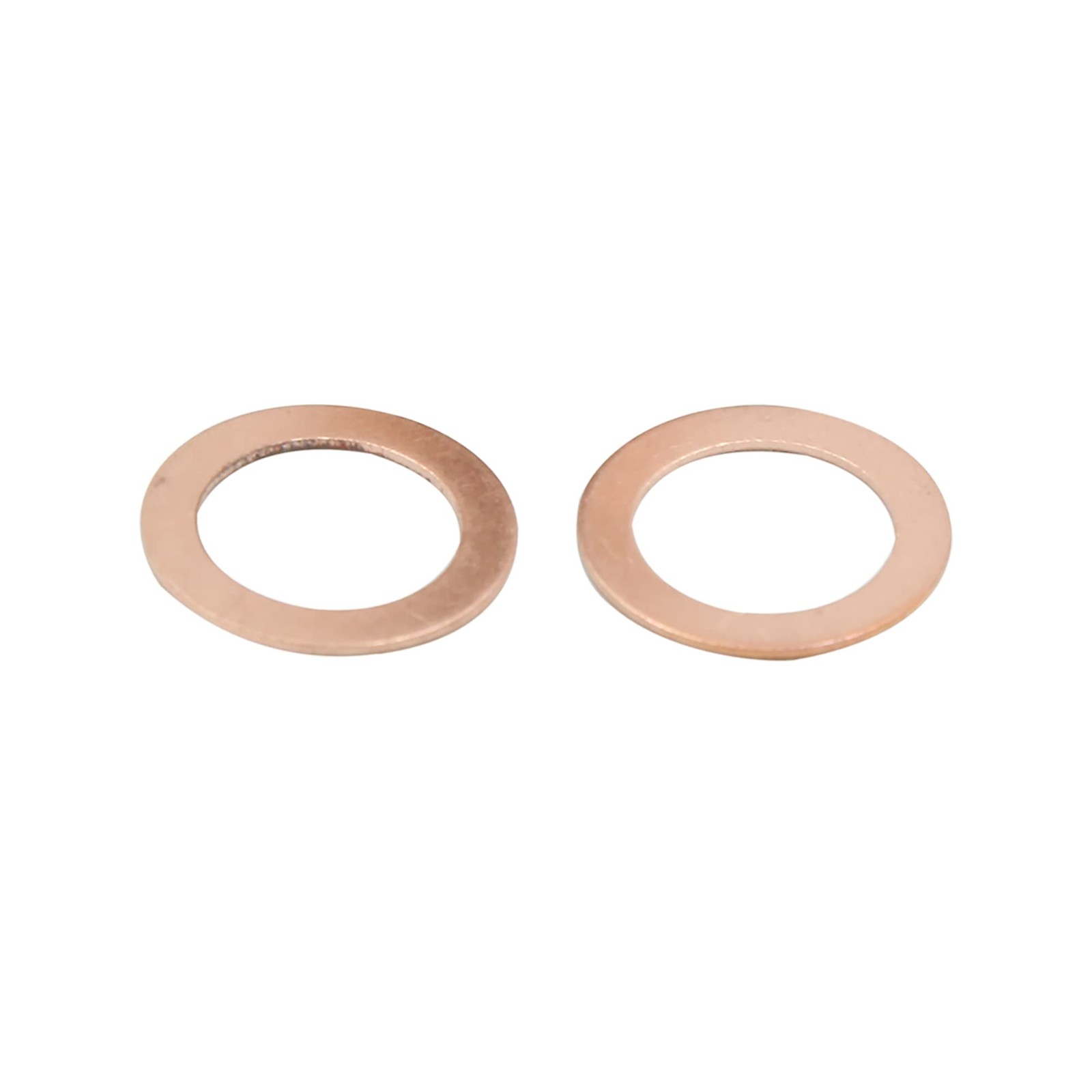 30PCS 17mm Inner Dia Copper Flat Washers, Car Sealing Gaskets, Plate Rings